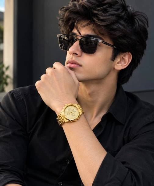 QUANTEX 110 QUANTEX Golden Analog Watch for Men. Analog Watch  - For Men