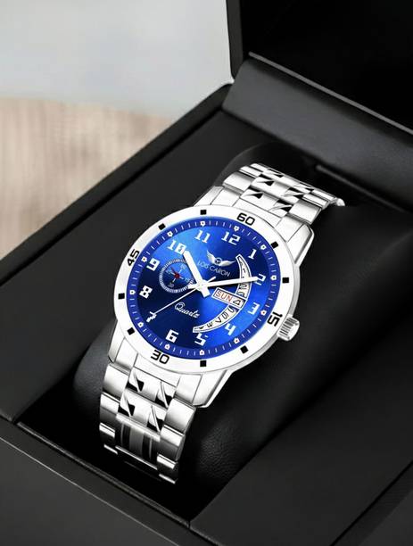 Elegant & Fashionable Day & Date Analog Watch Numeric Dial Casual Wrist Watch Analog Watch  - For Men LCS-8188