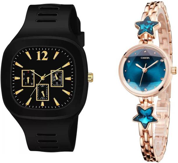 RIDDHI Milar Black RS-55_Star watch RS-60 RIDDHI New Trandy Analog Watch Analog Watch  - For Men