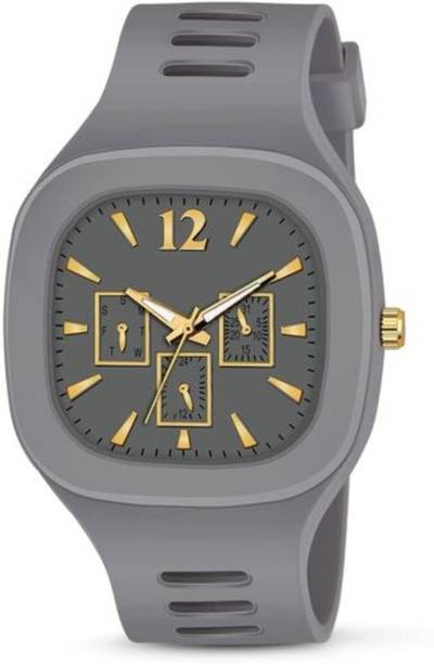 Price History of Analog Watch For Men V track Big Square Dial