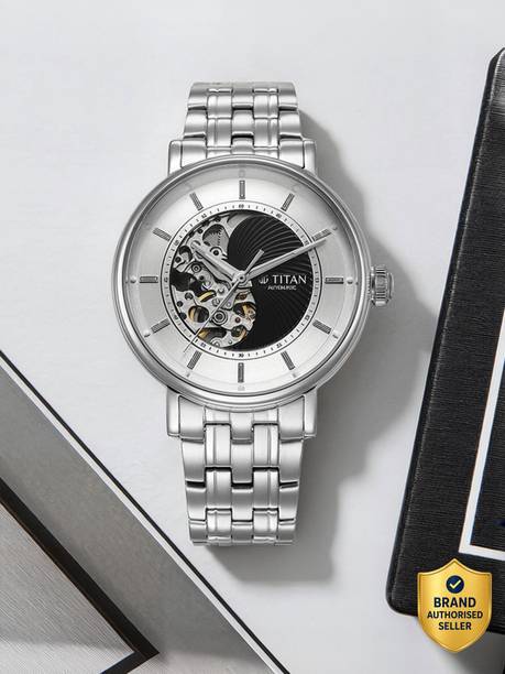 Titan Automatic Analog Watch  - For Men 90222SM01,NU90222SM01