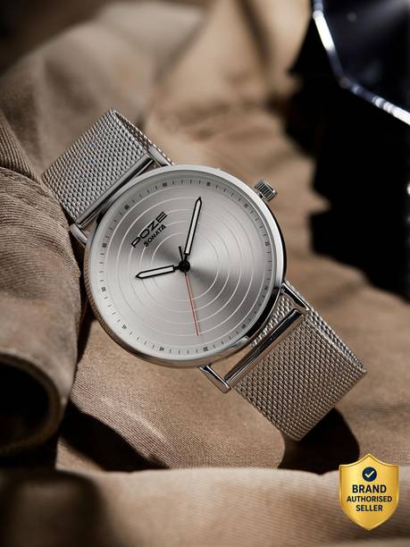 Poze Silver Dial Silver Strap Analog Watch - For Men SP70012SM01W
