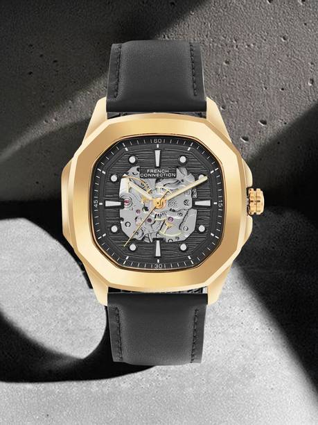 Black Automatic Watch for Men | Black Dial | Classic & Premium Design Analog Watch - For Men FCA13BL