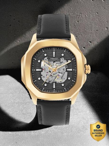 Black Automatic Watch for Men | Black Dial | Classic & Premium Design Analog Watch - For Men FCA13BL