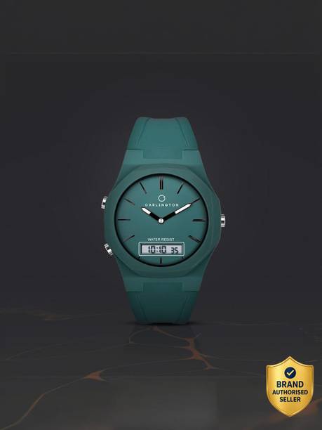 Endurance Series Analog-Digital Watch - For Men 9145 Teal