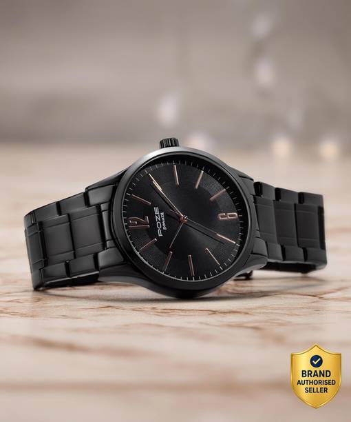 Poze Black Strap with Gun Dial Analog Watch  - For Men SP70022NM01W