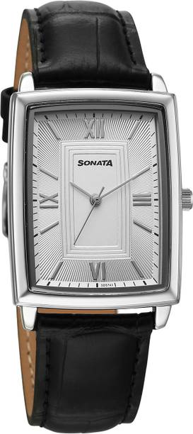 Sonata Festive 2.0 Quartz Silver Round Dial Men's Watch / Analog Watch - For Men 77199SL01