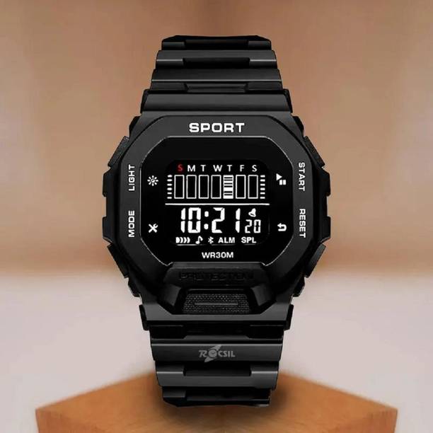 NEW SERIES SPORT DIGITAL MULTI-FUNCTION & MULTI-LIGHT Digital Watch  - For Boys PP ZSN_70-sport vs black