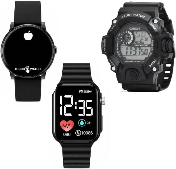 Ultra Smart Digital Watch Hybrid Smartwatch Watch  - For Men & Women PRO-J_round watch_sport watch_ultra blk