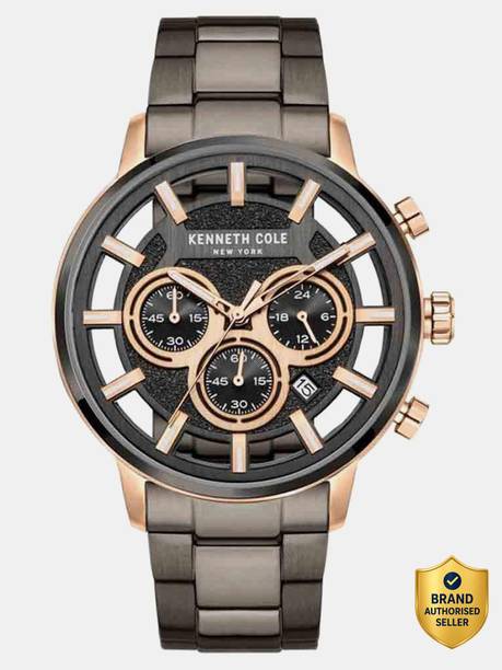 Kenneth Cole Chronograph With Date Grey Dial Grey SS Strap Analog Watch - For Men NEKCWGI2105202MN,NTKCWGI2105202MN