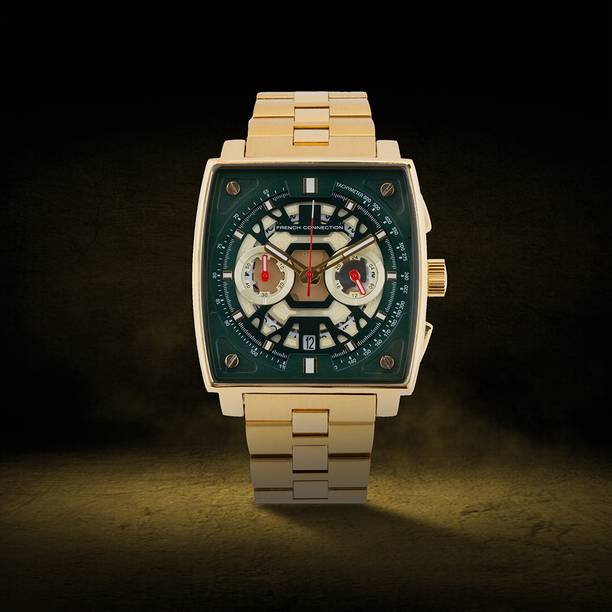 French Connection Quadra Lux Analog Watch  - For Men