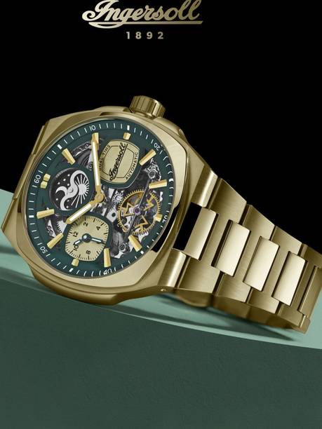 Automatic Gold Dial With Lifetime Warranty Analog Watch - For Men I15803