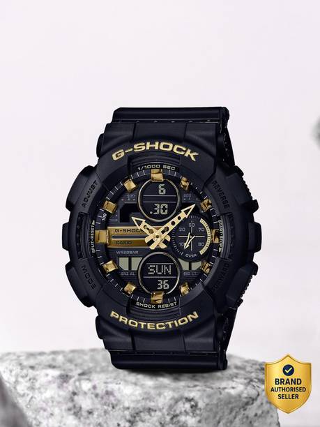 G-SHOCK Black Dial Resin Strap Analog-Digital Watch - For Women G1060 (GMA-S140M-1ADR)