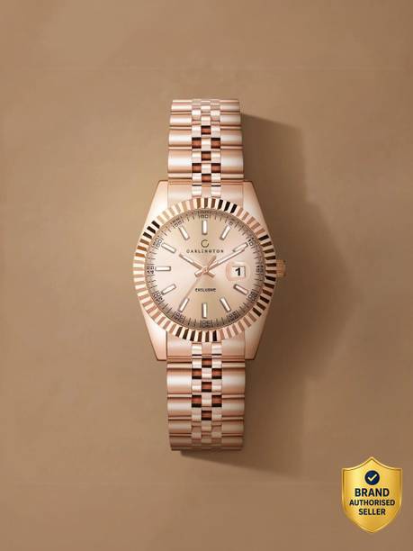 Carlington exclusive Series Premium Ladies Wrist Analog Watch - For Women 8811 Rose Gold