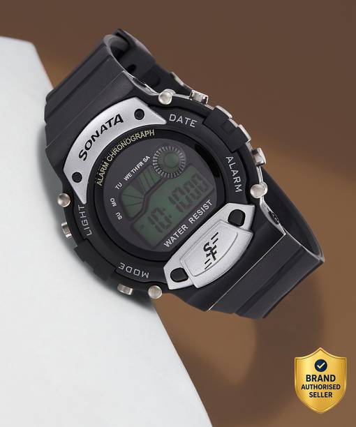 SF Digital Black Plastic Strap Digital Watch - For Men NT7921PP13,NF7921PP13,NU7921PP13,NU7982PP02