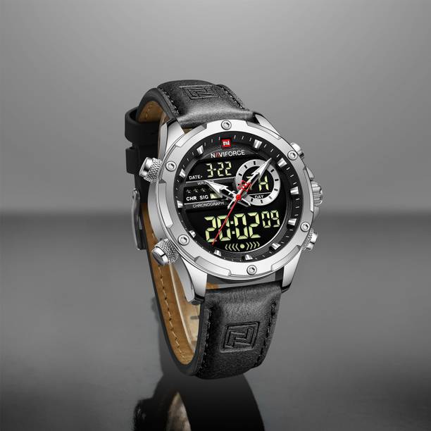 Analog-Digital Watch - For Men NF9208 Analog-Digital Chronograph Men's Watch