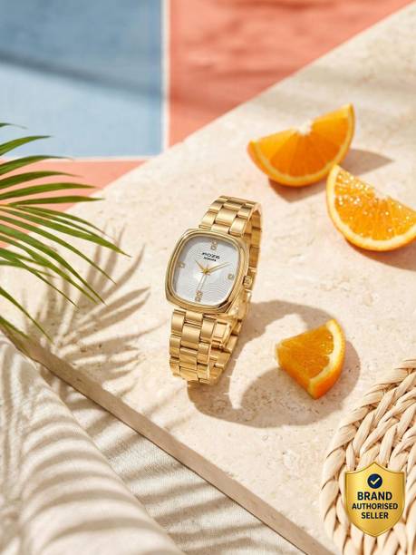 Poze 9 Quartz White Dial IPG Strap Analog Watch - For Women SP80181YM01W