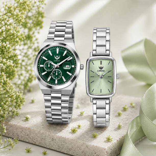 Lorenz Premium Couple Watch Combo Set Analog Watch - For Couple AM-21A