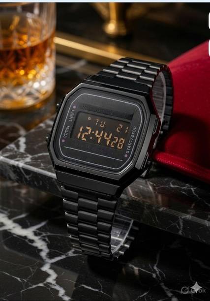 EMPOWER DIGITAL MEN&WOMEN BLACK WATCH DIGITAL SQUARE DIAL Digital Watch  - For Men & Women DIGITAL