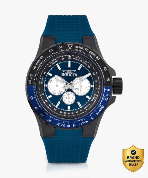 Aviator Black, Blue Dial Quartz Analog Watch - For Men 33037
