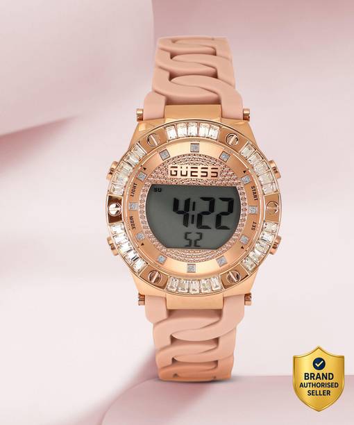 Rose Gold Dial Digital Watch  - For Women GW0338L2
