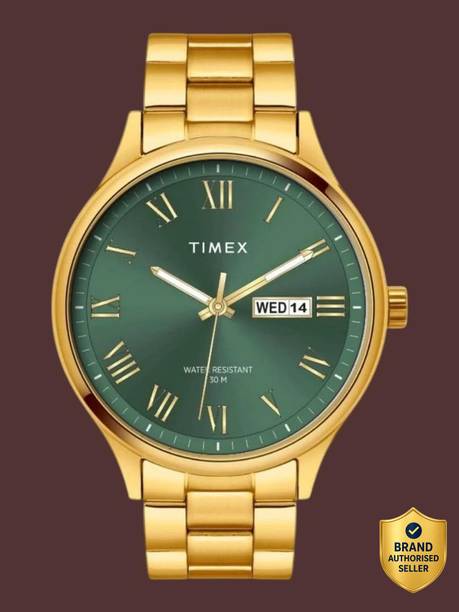 Timex Full Roman Green 43mm Dial Astrological Men's Watch Analog Watch - For Men TWEG18446