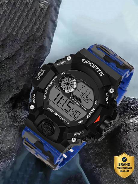 Date Alarm Calendar Shockproof Watches for Unisex Analog Watch  - For Boys & Girls KID-7001