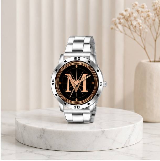 Atix -M-AVO-SIL-CHAIN-at77 ALPHA-M-AVO-SIL-CHAIN-at77 Analog Watch  - For Men