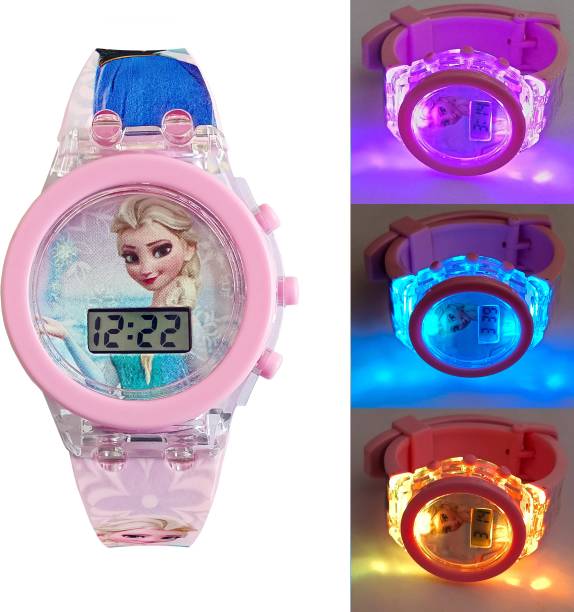 Brishti Multicolor Glowing Light Digital Wrist watch For Girls Digital Watch - For Girls Digital Watch  - For Girls