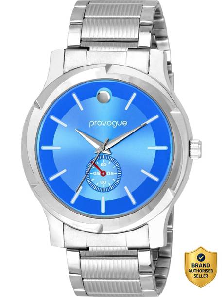 Analog Watch for Men | Stainless Steel Watch | Premium | Gift Analog Watch  - For Men SK-PG-4028-BLU-SLVR Basic Analog Watch for Men
