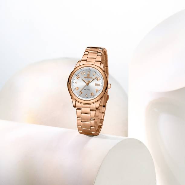 Alix Japanese Quartz Movement Elegant Stainless Steel Band 3ATM Waterproof Analog Watch  - For Women