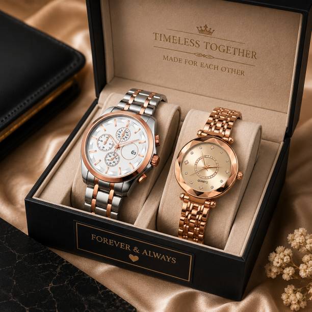 Royal Harmony Series Analog Watch  - For Couple LuxuryBond-01