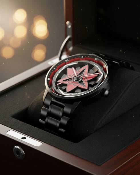 Crosta TENDING WATCH 3D Rotating Wheel Hub Watch Analog Watch  - For Men & Women