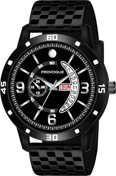PROVOGUE Day and Date Functioning Quartz Analog Watch  - For Men