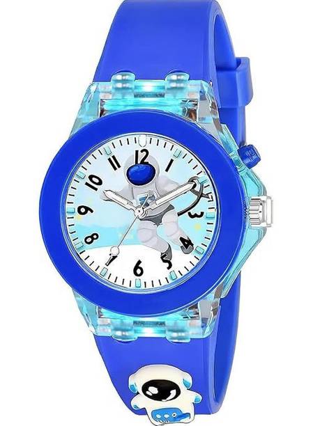 3D SILICON STRAP 7 COLOR GLOWING LIGHT ANALOG WATCH FOR KIDS BOYS 7 GIRLS. Analog Watch  - For Boys & Girls 3D 7 COLOR GLOWING LIGHT ANALOG WATCH, KIDS WATCH
