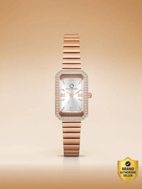 Carlington Iconic Series Premium Ladies Wrist Watches Analog Watch - For Women CT 2032 Rosegold