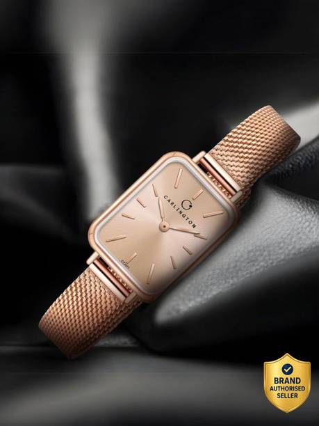 Carlington Iconic Series Premium Ladies Wrist Watches Analog Watch - For Women CT 2041 RoseGold