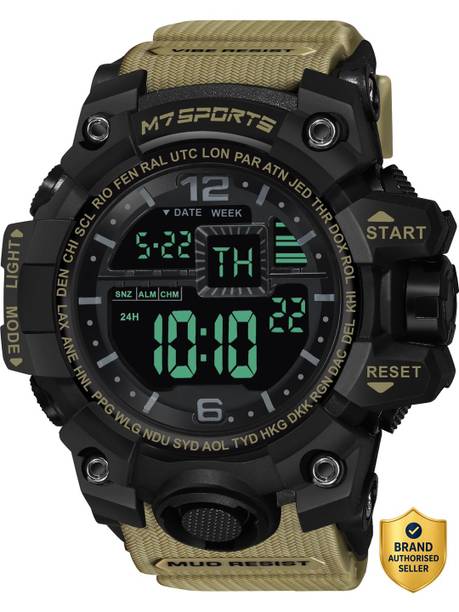 M7 Adventure Chrono Series Analog-Digital Watch  - For Men Chrono Dual StormKhaki Resin Digital MudResist 8010
