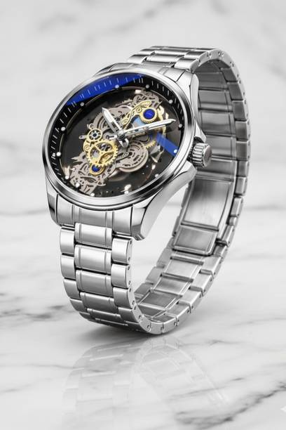 Luxury Skeleton Automatic Mechanical Watch Analog Watch  - For Men SKEL-MECH-169