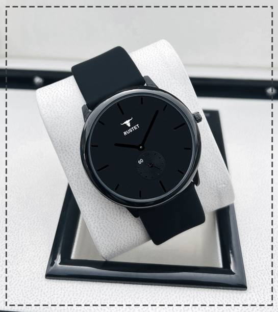 RUSTET CHR-01 Silicone Strap Analog Watch  - For Men
