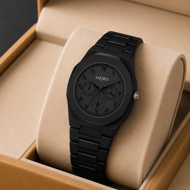 MATRIX Luxury All Black Arabian Aura Analog Watch  - For Men & Women