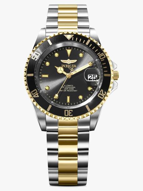 Pro Diver Automatic Black Dial Analog Watch - For Men 8927OB