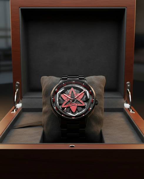 3D Rotating Wheel Hub Watch Analog Watch  - For Men & Women TRENDY MEN FASHION 77