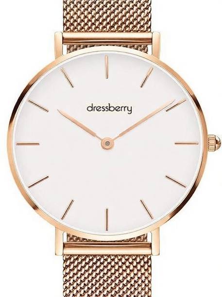 Dressberryb Premium Aritocrat White Round Dial Women's & Girl's Analog Watch - For Women 336KKM01