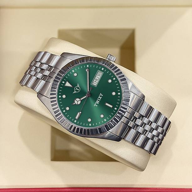 TWIXY TYW-08 Green TWIXY Trending Green Dial Analog Watch  - For Men
