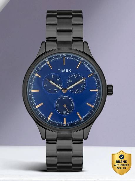 Round 43mm Blue Dial Analog Watch  - For Men TWEG184SMU04