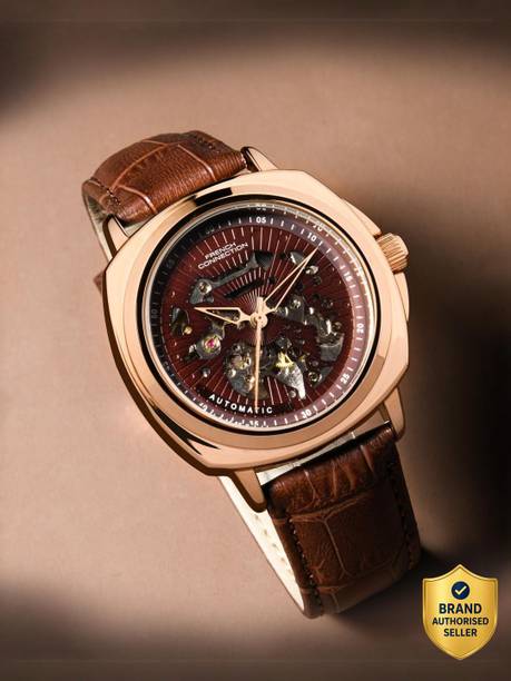 Brown Automatic Watch for Men's | Brown Textured Dial Analog Watch  - For Men FCA03-3