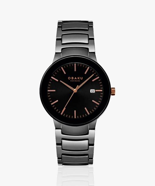 OBAKU Pil Lille Dark Ceramic Pil Lille Dark Analog Watch  - For Women