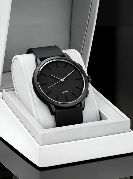 SM FULL BLACK Analog Watch  - For Boys