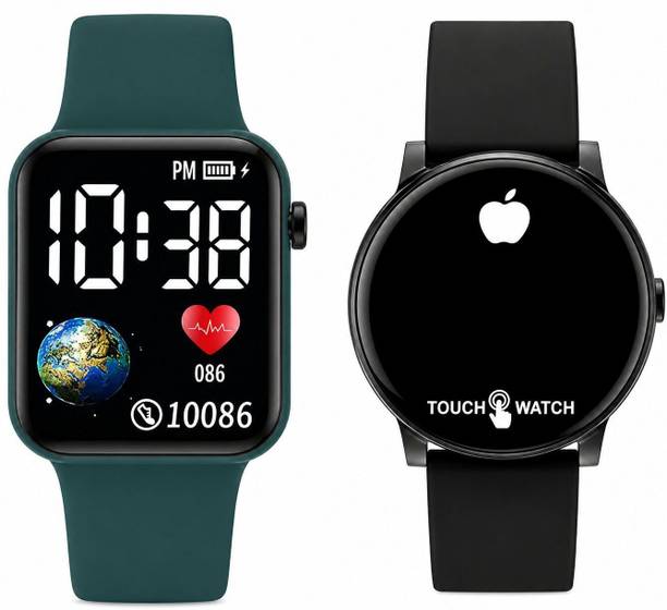 Ultra Smart Digital Watch Hybrid Smartwatch Watch  - For Men & Women PRO-J_led-green_round watch